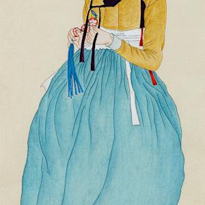 portrait of beautiful woman by Hyejung Shin