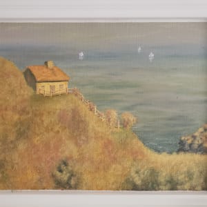 My Interpretation of Monet's "The Douanier's Cottage at Varengeville" by Shirley A. Birosik
