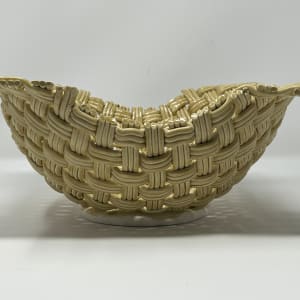 Ochre Ceramic Woven by Ram Sundararajan