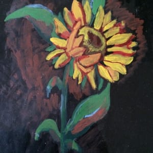 Lone Sunflower by Julie Thomas-Zucker