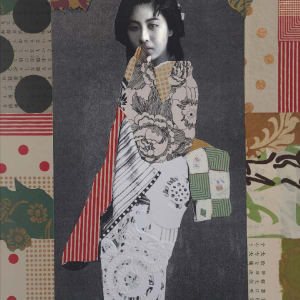 Geisha in White Kimono (Tokyo, 1908) by Rhonda Urdang