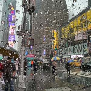 Raindrops on Broadway by Tracey Dean Widelitz