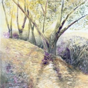 Quiet Trail - Oil on Canvas by Nikki Winters-Reed