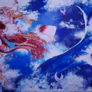 Carp Leaping Over the Dragon's Gate by Bolin Xiang