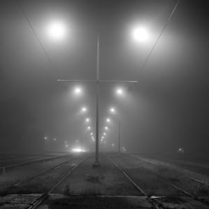 Foggy Night by Mitsu Yoshikawa