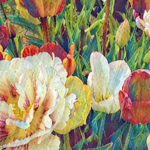 Tapestry of Tulips by Erin Zatrine