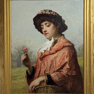 The Flower Girl by Alexander Hohenlohe Burr