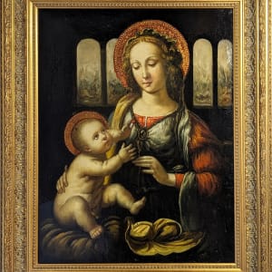 Madonna of the Carnation, after Leonardo da Vinci  Image: Madonna of the Carnation