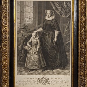Italian School、Queen of Scots、希少画集より Italian School、Queen of Scots、希少画集より