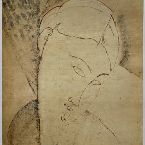 Portrait of woman with pendant, after Modigliani by Amedeo Modigliani  Image: Portrait of woman with pendant, after Modigliani 
