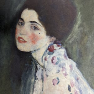 Portrait of a Lady after Gustav Klimt  Image: Portrait of a Lady after Gustav Klimt