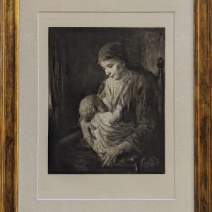 Mother and child, after Jozef Israëls by Jozef Israëls