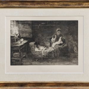 Domestic labour by Jozef Israëls