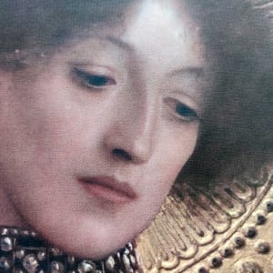 'Beatrice Portinari' after Gustav Klimt by Gustav Klimt  Image: Beatrice Portinari
