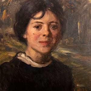 Portrait of a young woman by Frederick C. Mulock  Image: Frederick Charles Mulock