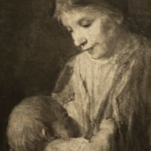 Mother and child, after Jozef Israëls by Jozef Israëls 