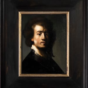 Self-portrait after Rembrandt Harmenszoon Van Rijn by André Romijn