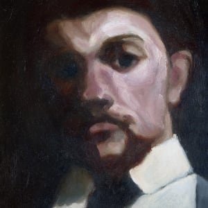 Self-portrait after Henry Fantin-Latour by André Romijn