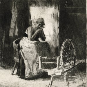 Volendamer Frau (Holland) by Ferdinand Schmutzer 