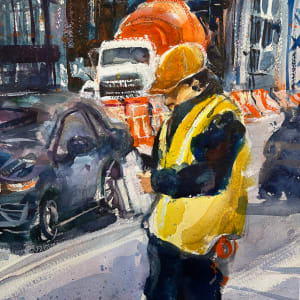Construction Worker by Marilyn Rose