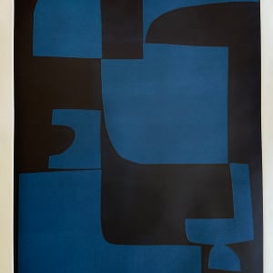 Blue composition No. 2 by Kippi Leonard Art Studio