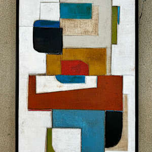 Composition in blue | 1965 by Kippi Leonard Art Studio