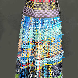 woven skirt and top by Shelley Heffler