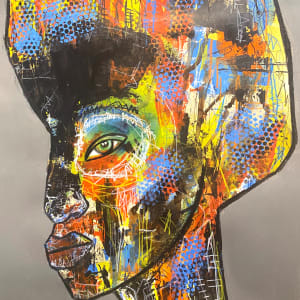 Colorful Woman (original) by Chris McMurry