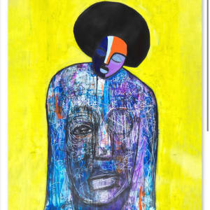 Yellow woman - print by Chris McMurry