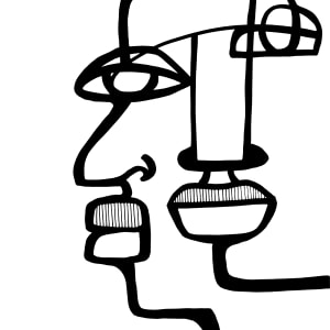 Black/White #6 (original) by Chris McMurry