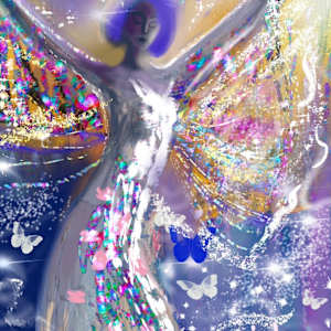 Sparkling Angel by Diana Riukas