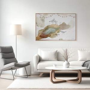 Piping Plovers Canvas Print by Alicia Hauff Studio 