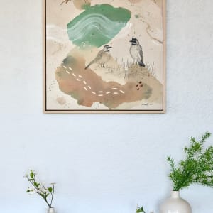 "Horned Lark, Tinkling Song Across the Fields" by Alicia Hauff Studio 