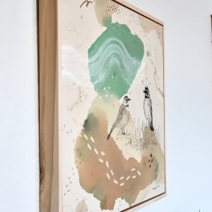 "Horned Lark, Tinkling Song Across the Fields" by Alicia Hauff Studio 