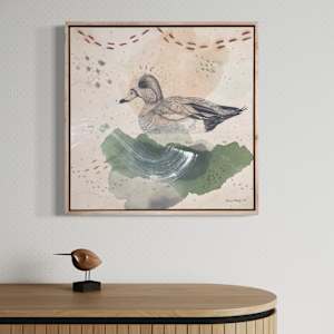 "American Wigeon, Dabbling With Pizazz" by Alicia Hauff Studio 