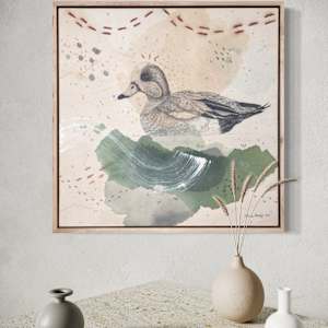 "American Wigeon, Dabbling With Pizazz" by Alicia Hauff Studio 