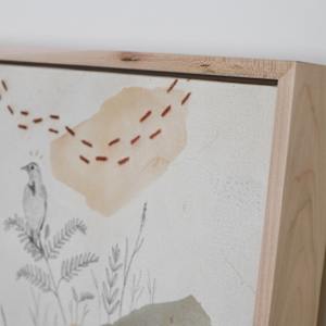Western Meadowlark Canvas Print by Alicia Hauff Studio 