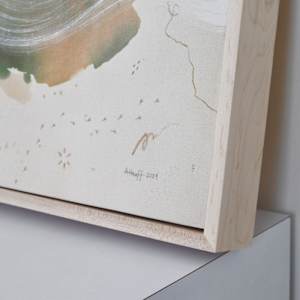 Baird's Sparrow Canvas Print by Alicia Hauff Studio 