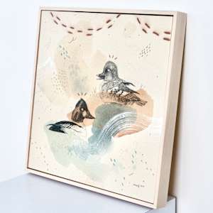 Common Goldeneye, the Bond of Ducks by Alicia Hauff Studio 
