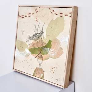 Wilson’s Snipe, the Real Deal by Alicia Hauff Studio 
