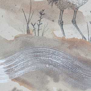 "Long Billed Curlew, Ahead of the Curve" by Alicia Hauff Studio 