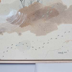 "Long Billed Curlew, Ahead of the Curve" by Alicia Hauff Studio 