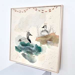 Canvasback, Regal Diver by Alicia Hauff Studio 