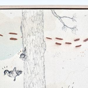 Wood Duck, Colorful Climbers by Alicia Hauff Studio 