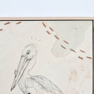 American White Pelican Has the Scoop by Alicia Hauff Studio 