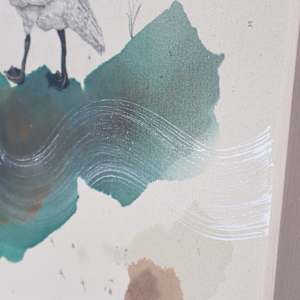 Trumpeter Swan, Big Love on the Lake by Alicia Hauff Studio 