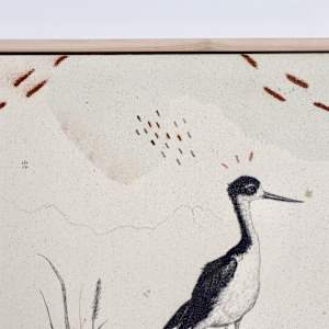 "Sandpipers, One Foot on Land, the Other in Water" by Alicia Hauff Studio 