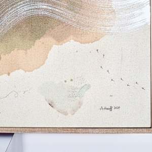"Sandpipers, One Foot on Land, the Other in Water" by Alicia Hauff Studio 