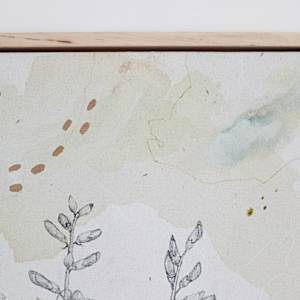 Wild Blue Indigo Canvas Print by Alicia Hauff Studio 
