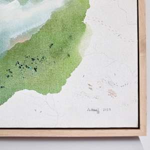 Wild Blue Indigo Canvas Print by Alicia Hauff Studio 